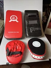 2 Cyfie Boxing Kick Pads Target Pad And 2 Hand Pads Thai Pads Karate Kick Pads