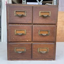 Weis Vintage Wooden Filing Cabinet 1950s