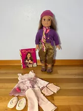 RETIRED MARISOL AMERICAN GIRL! Includes ballet outfit, book, and display stand!