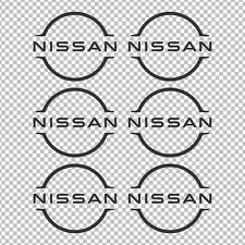 NISSAN LOGO 6 SMALL 2" 2.5" 3" NISSAN SYMBOL EMBLEM VINYL DECAL STICKER WHEEL