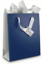 NEW Best Buy Gift Card Impressions Medium GIFT BAG KIT - Navy Blue/Silver 101466