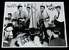 SIGNED THE BEATLES RELATED QUARRYMEN PHOTO RARE JOHN LENNON PAUL McCARTNEY