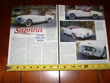 1953 NASH HEALEY SPORT ROADSTER - ORIGINAL 2001 ARTICLE