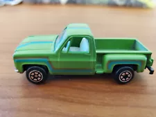 Vtg Yatming 1973-80 Chevrolet Stepside Pickup Truck Lime Green