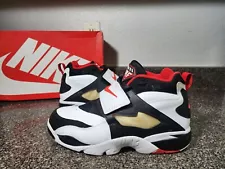 Nike Air Diamond Turf 2017 Deion Sanders White Black Red Size 12 309434-100