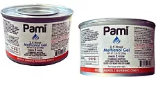 Pami 7oz Methanol Gel Fuel,Longlasting 2.5 Hour Burn for Cooking & Entertainment