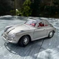 Bburago 1961 Porsche 356B In Silver 1:18 Scale For Custom/Spares/ReSpray/Diorama