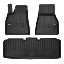 OMAC Premium Floor Mats for Tesla Model S 2014-2020 All-Weather Heavy Duty