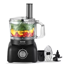 VEVOR 7-Cup 350W Food Processor Vegetable Chopper for Mixing Slicing Kneading