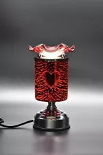 SALE!Touch Control Aroma Lamp, Heart Glass Warmer For Oil & Wax Tarts,Free S/H