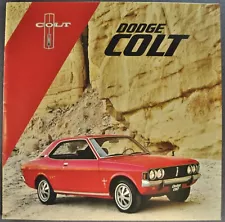 1971 Dodge Colt Brochure Hardtop Coupe Sedan Wagon Mitsubishi Excellent Original