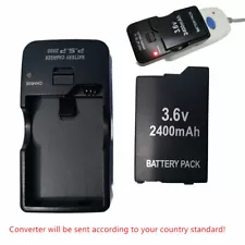 PSP-S110 Battery +Charger for Sony PSP Slim PSP-2000 PSP-2001 PSP-3000 PSP-3001