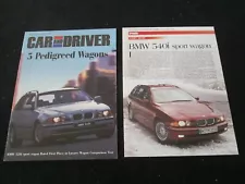 1998-2000 BMW 528iT 540iT Wagon Test Brochure Set 5 Series Touring E39 Catalog