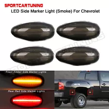 Dually Bed LED Side Marker Light For 2001-14 Chevy Silverado GMC 2500HD 3500HD