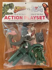 Godzilla vs Jesus Action playset