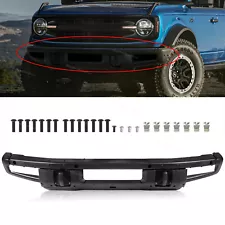 Fit for 2021 2022 2023 Ford Bronco Factory Style Front Metal Bumper W/4 Sensors