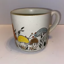 Spectrum Designz Stoneware Coffee Mug Cup Morel Valley Mushrooms New 18 fl oz