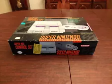 Original Super Nintendo (SNES 1993) Cleaned, Works Great, in box + Games!