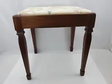 Singer Sewing Machine Stool Bench Seat Storage Upholstered Chair