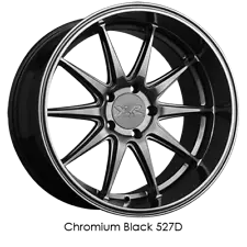 XXR Wheels Rim 527D 18x9 5x114.3 ET35 73.1CB Chromium Black