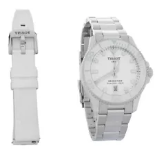 Tissot Seastar 1000 Ladies White Dial Swiss Quartz Watch T120.210.11.011.00