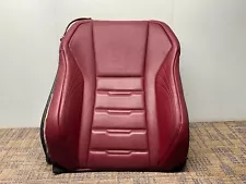 ð2015 - 2019 LEXUS RC350 FRONT RIGHT PASSENGER SEAT UPPER CUSHION RED OEM