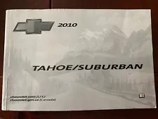 2010 Chevrolet Tahoe / Suburban Owners Manual OEM Chevy LS LT Z71