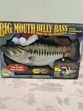 Big Mouth Billy Bass Christmas Sings For The Holidays Santa Gemmy 1999 in box