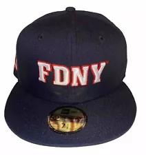 New York Yankees FDNY New Era Cap Hat Size 7 1/8 New