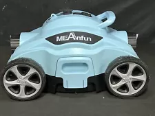 MeanFun MF-PC01 Cordless Robotic Pool Cleaner Light Blue Used