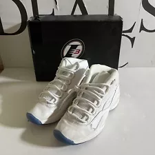 Reebok Question Mid Size 8 Men's White Ice EF7598 Brand New With Defects