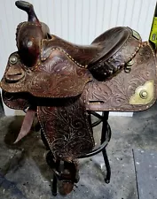 Circle Y Martha Josey Balance Ride Barrel Saddle 14"