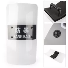 500x900x3mm Anti-Riot Shield Polycarbonate Safety Device For Police Tactical po