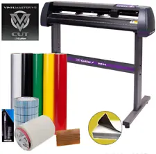 34" USCutter MH 871 Vinyl Cutter Value Kit w/ VinylMaster Design & Cut Software