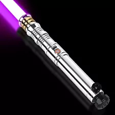 Star Wars Darth Revan Lightsaber Metal Handle Dueling Smooth Swing DHL