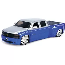 1999 Chevy Silverado Dually Custom KMC Wheels - Blue&Silver