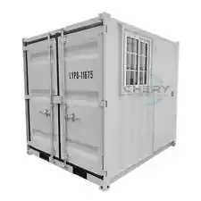 Cheryindustrial 8' Storage Shipping Container w/Window+Side Door Free Shipping