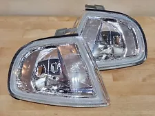 DEPO Crystal Clear Turn Signal/Corner Light For 1992-1996 Honda Prelude PAIR