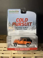 2010 Jeep Wrangler Unlimited Orange with Black Top "Cold Pursuit" (2019) Movie "