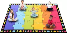 Classroom Rug Elementary Largepuzzle Classroom Carpet Seating Rug for School Pre