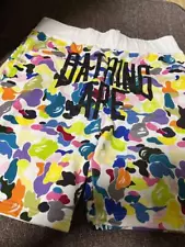 Mint BAPE Pants L Rare Shorts Multi-Camouflage Nigo