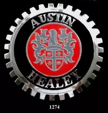 AUSTIN HEALEY CAR GRILLE BADGE - AUSTIN HEALEY 3000 100-4 100-6 SPRITE