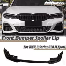 Front Bumper Lip Spoiler Kit For 2019-2022 BMW 3 Series G20 330i M340i M Sport (For: 2019 BMW 340i GT xDrive)