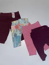 Lot of 4 pair of infant girls pants size 0-3 months $3 for all SALE