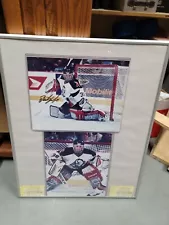 Dominik Hasek Buffalo Sabres Autographed Stanley cup photos with ticket stubs