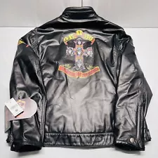 Wilsons Leather Guns n Roses Limited Edition Tour Jacket Mens L Large New