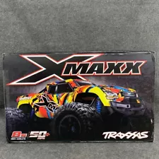 TRAXXAS X-Maxx 8S 4WD Brushless RTR Monster Truck, Green, Sealed Box is Worn *