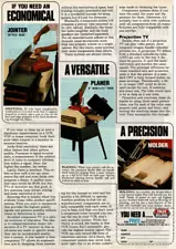 1984 Vintage Print Ad Foley Belsaw Jointer Planer Molder Economical Versatile