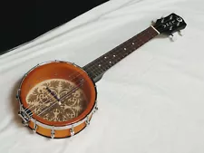 LUNA Ulu 8" CONCERT Banjolele Banjo UKULELE new - Ulu Laser Etch