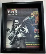 BOB MARLEY Framed 8x10 Lenticular 3-D Picture Great 3-D!